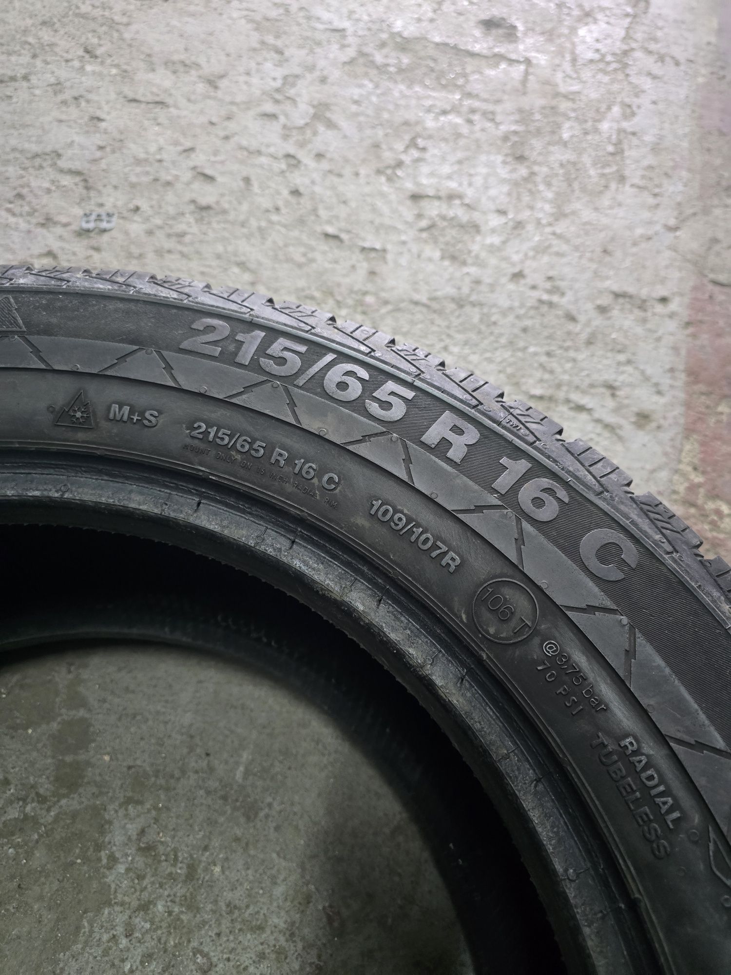 2x 215/65/16C M+S CONTINENTAL Stare impecabila