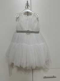 Детское белое платье