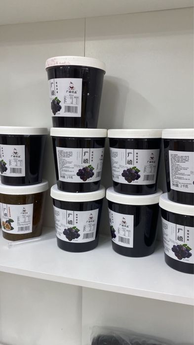 джем вкусом винограда для приготовления Bubble tea