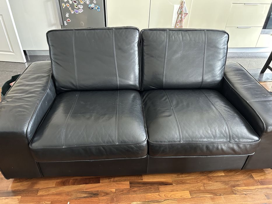 Холна гарнитура естествена кожа