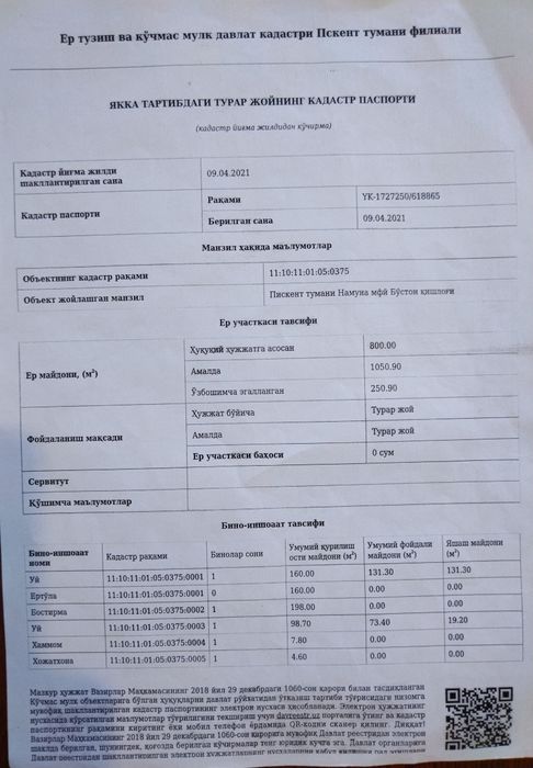 Продаётся кирпичный дом.