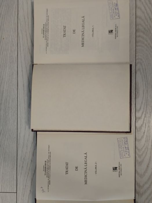 Set Vladimir Belis, Tratat de medicina legala,Complet, 2 vol, Cartonat