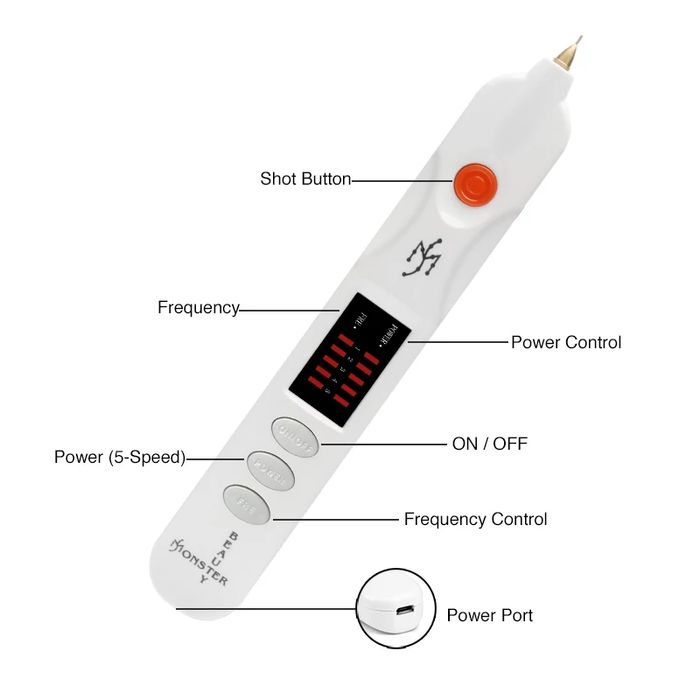 Нов професионален плазма пен, plasma pen за премахване на петна, бенки