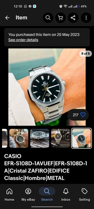 Қол сағат япония EFR-S108D