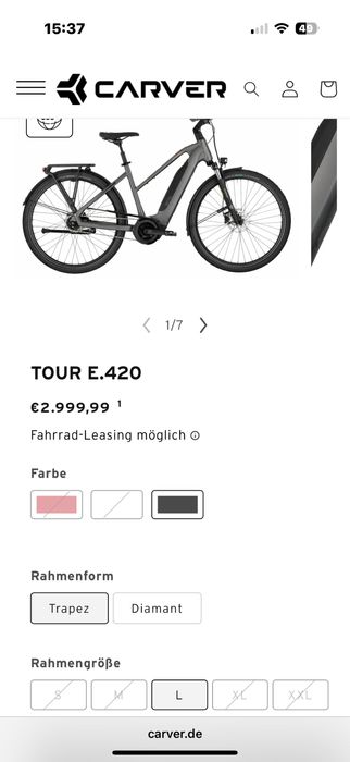 Bicicleta Carver 740 km/2023