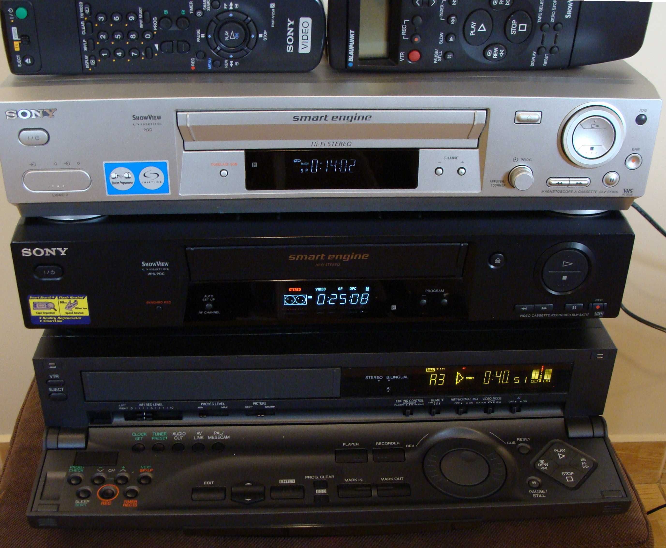 Videorecorder Sony SLV-SE820G , Videorecorder Blaupunkt RTV-846