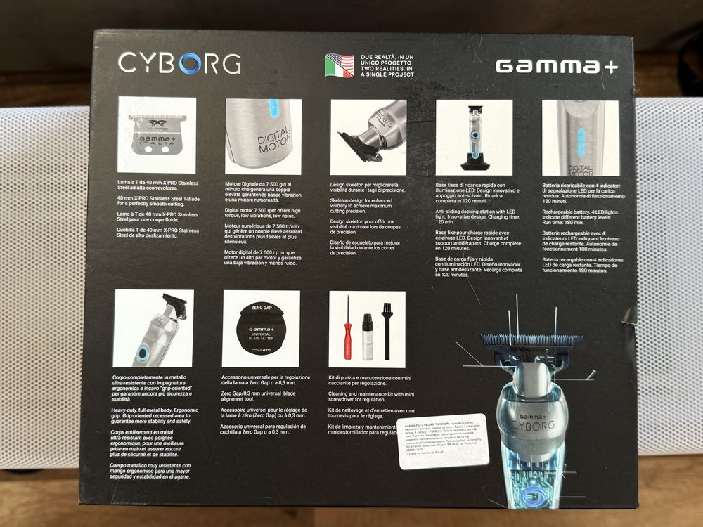 Тример Gamma Piu + Cyborg - 1г. 8м. гаранция / 2 използвания
