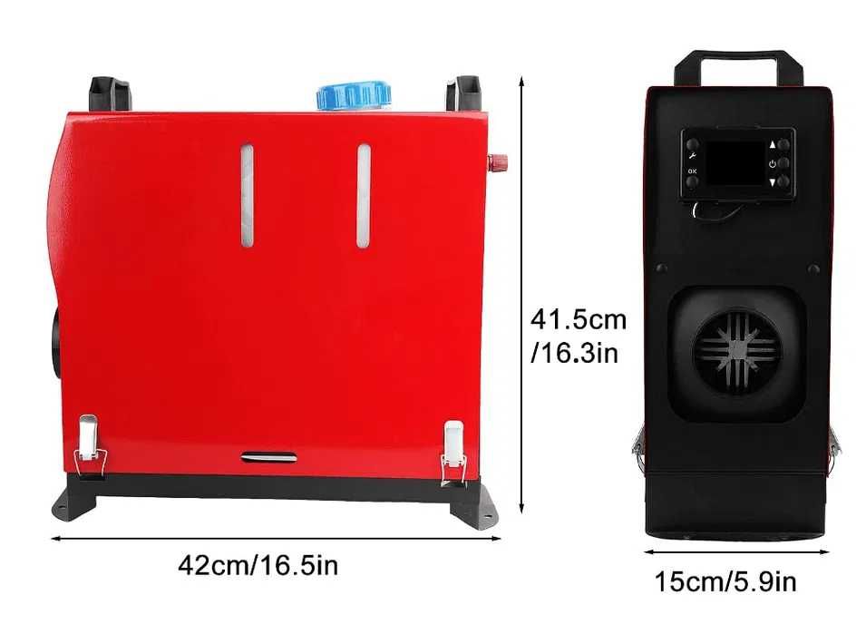 Суха преносима дизелова печка 8kw 12v за каравана кемпер къмпинг и др.