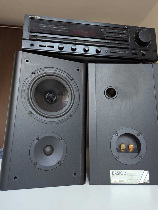 Boxe hi-fi vintage (90-92) ALR Basic 2 si amplituner Kenwood KR-A4010