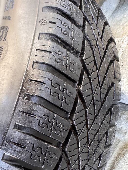 Set jante otel +cauciucuri iarna dot 2022/195/65 R15/5x112/Volkswagen/