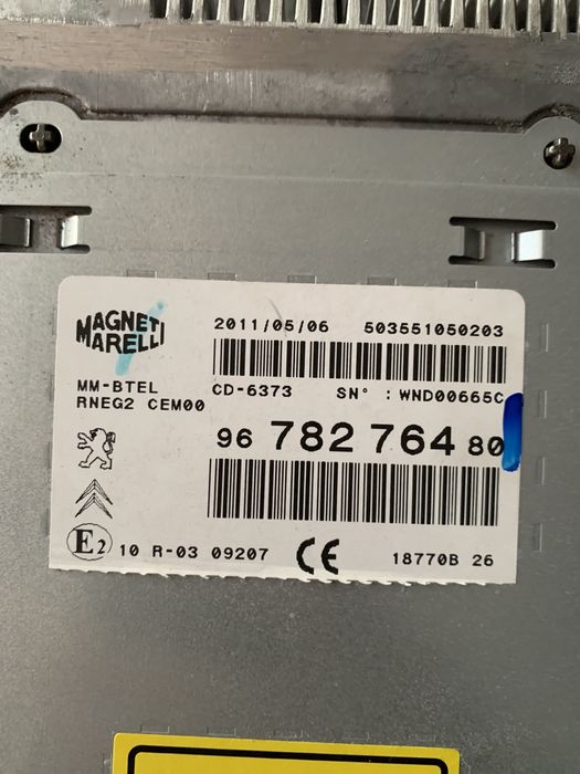 Unitate navigatie Peugeot 508 originala stare f buna! Garantie!