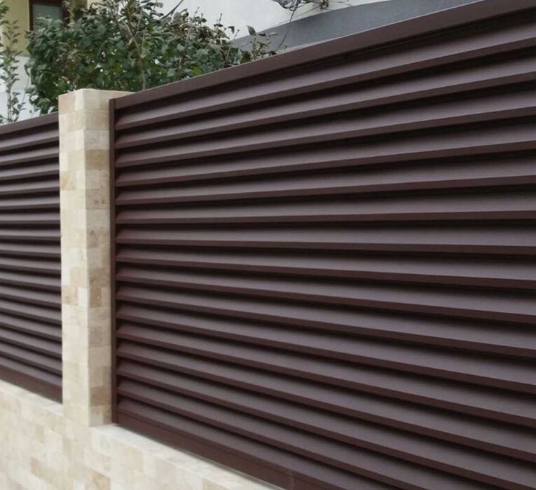 Garduri din panou stil jaluzele de diferite modele si dimensiuni