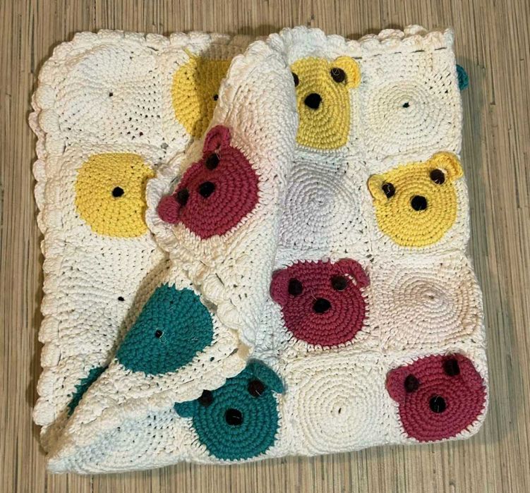 Плетено одеяло за бебе