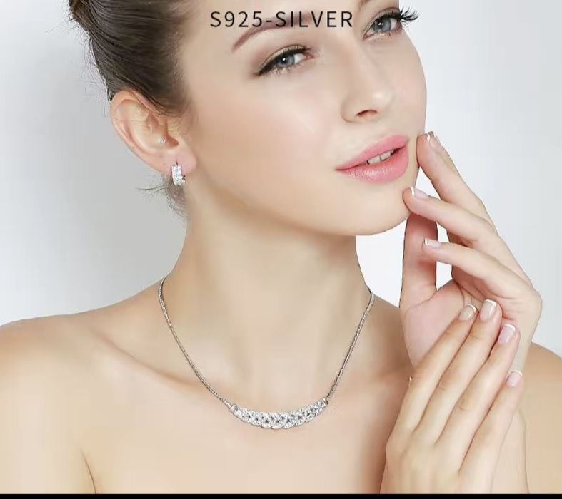 Серги серебро проба 925