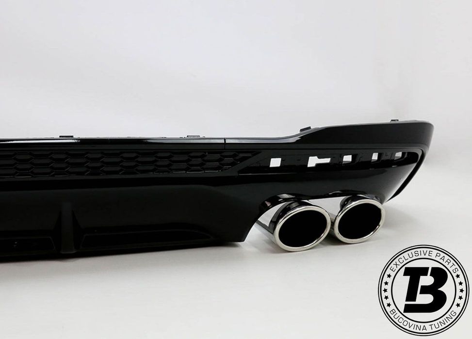 Difuzor Bara Spate cu Ornamente compatibil cu Audi A4 B9 RS4 Design