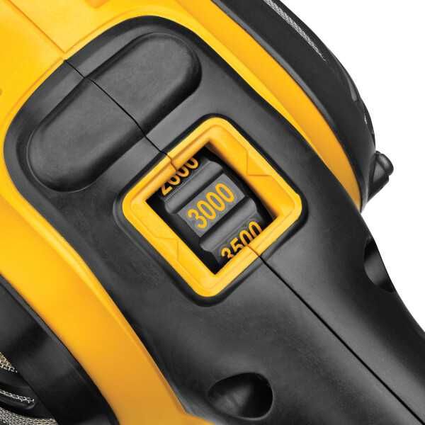 Полирмашина DeWALT DWP849X, 1250 W, 230 мм, 600-3500 min