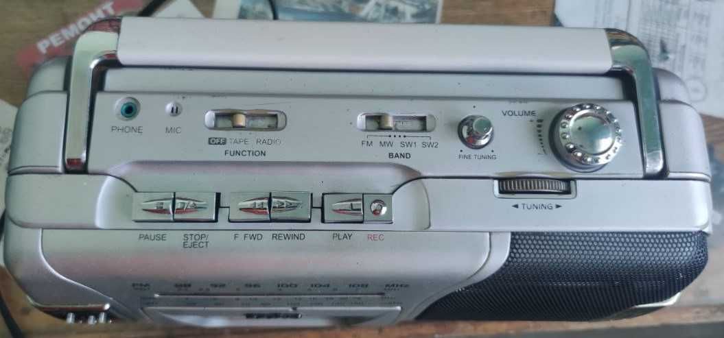 Винтажный магнитофон 89 года Sanyo BIG-100K