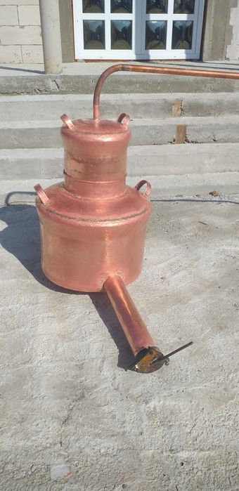 Vand cazan de țuică la 130 de Litri cu fundul de 4 mm