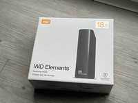 HDD Extern WD Elements 18TB, Sigilat