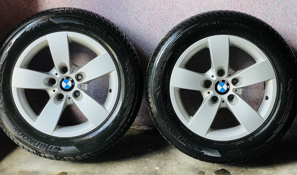 Jante originale bmw e60 e61 style 242 - anvelope iarna 225/55/R16