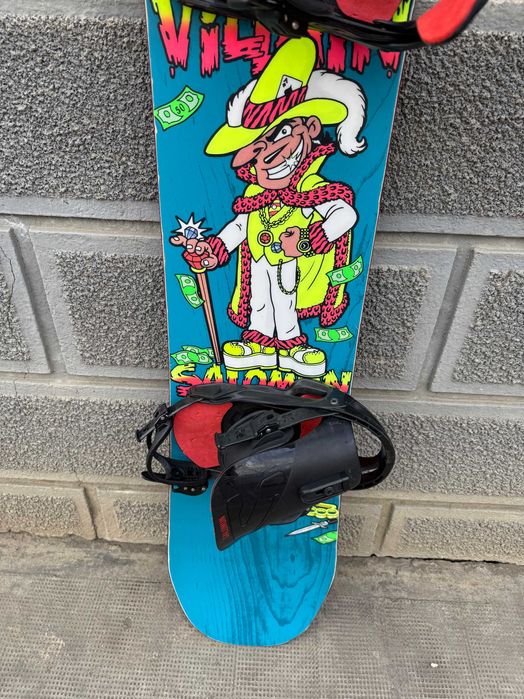 placa snowboard salomon villain L150cm
