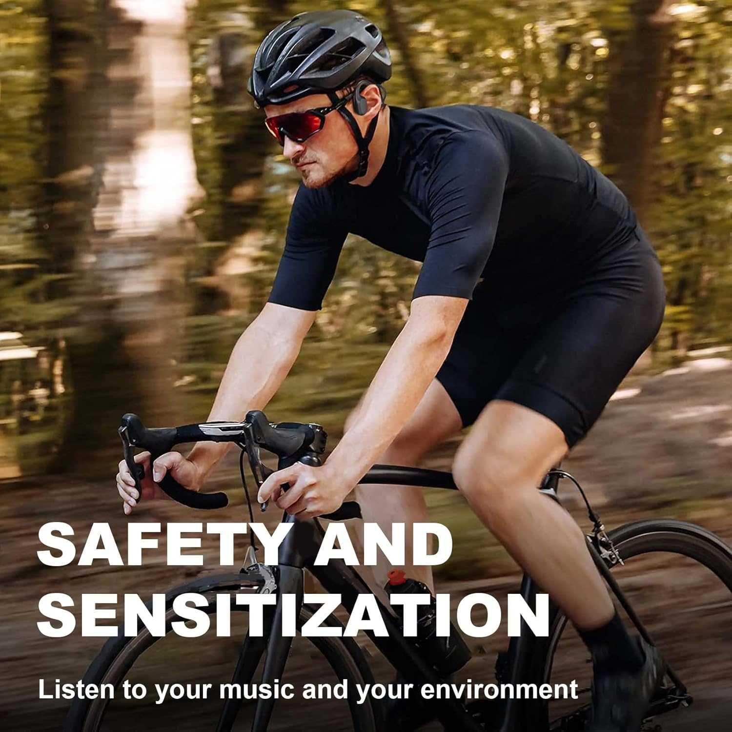 НОВИ Слушалки X1 Bone Conduction, Bluetooth 5.2 спортни водоустойчиви