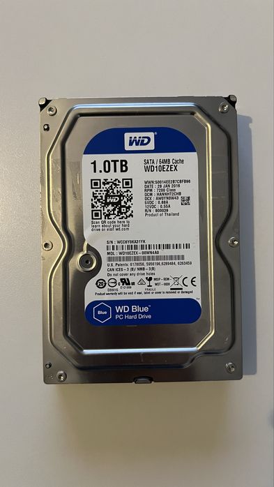 HDD 1TB WD Blue | Testat | 100% Viata