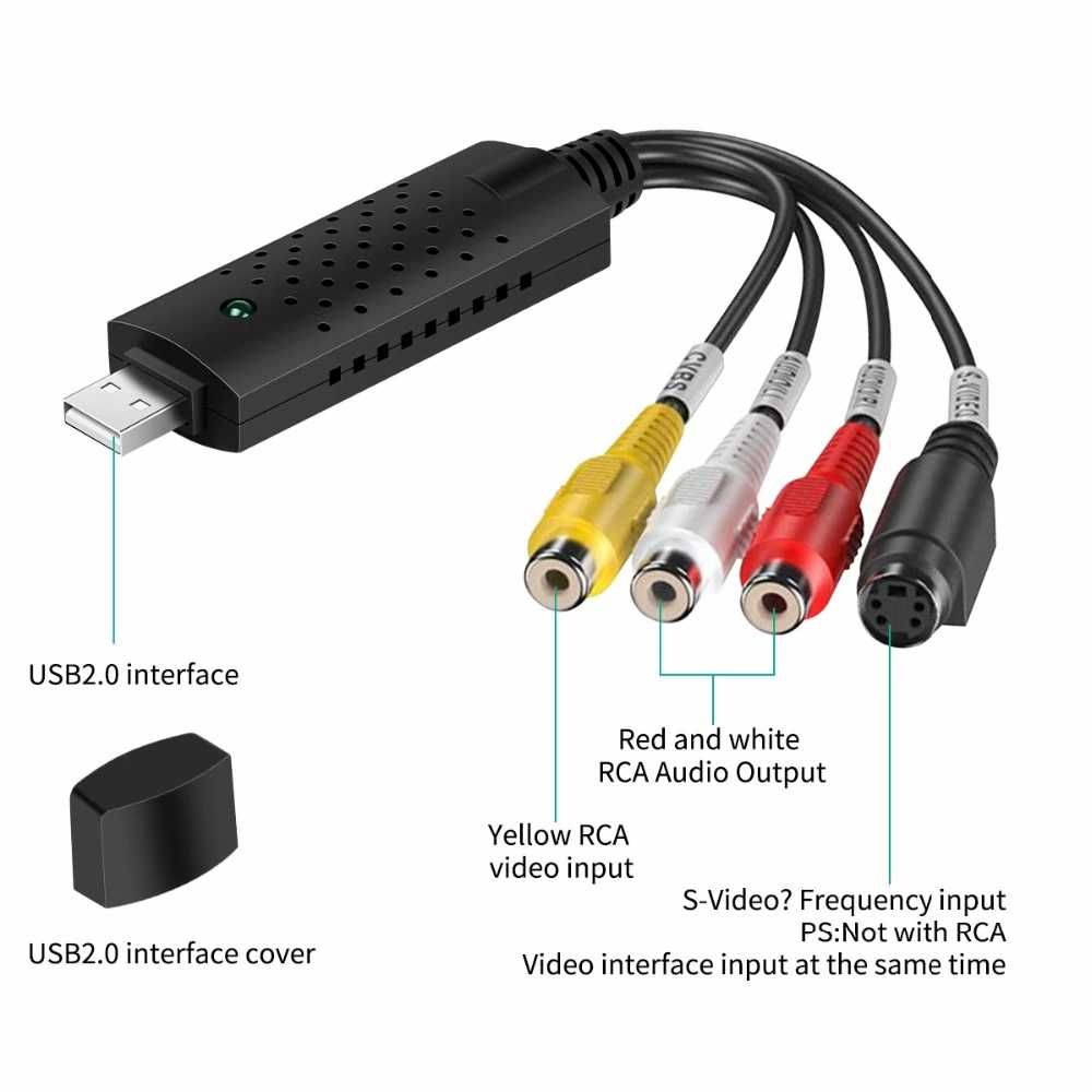 Аудио/Видео - USB Адаптер за компютри и лаптопи A/V - PC USB Кепчър