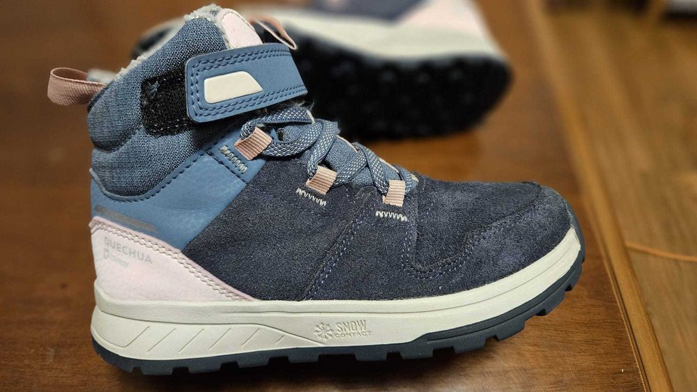 Ghete Piele Impermeabile iarna-zăpadă copii m.31 Quechua Dechathlon