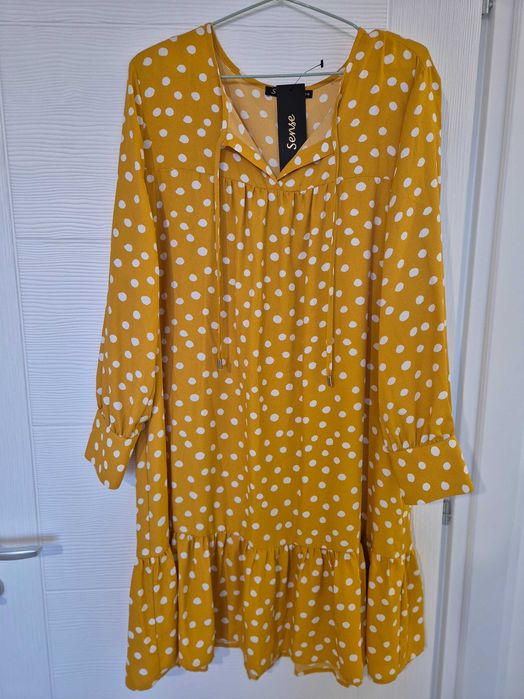 Vand rochie dama, de zi, 44, Sense Fashion, noua cu eticheta, galbena