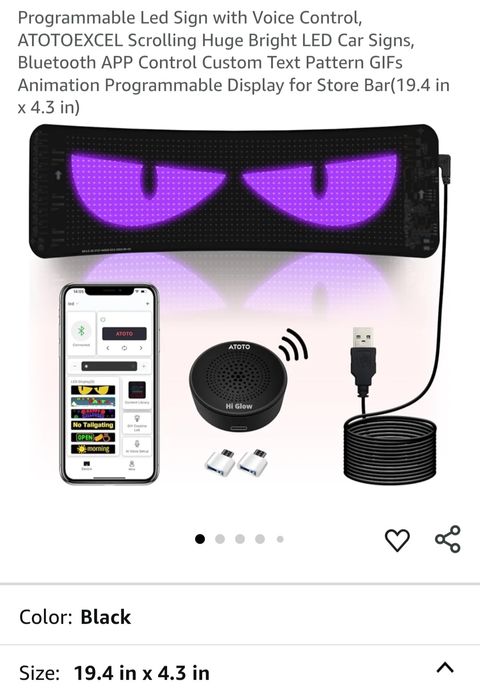 Banda led ambientale auto