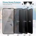 Folie sticla privacy iphone 16e pro 15 14 plus 13 promax 12 11 xs husa