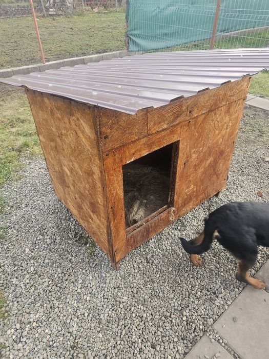 Tarc, cusca, kennel ,poarta de gradina din structura metalica si osb