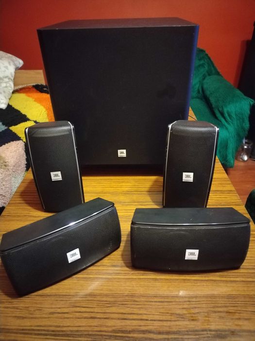 Активен суббуфер JBL  + четири колонки