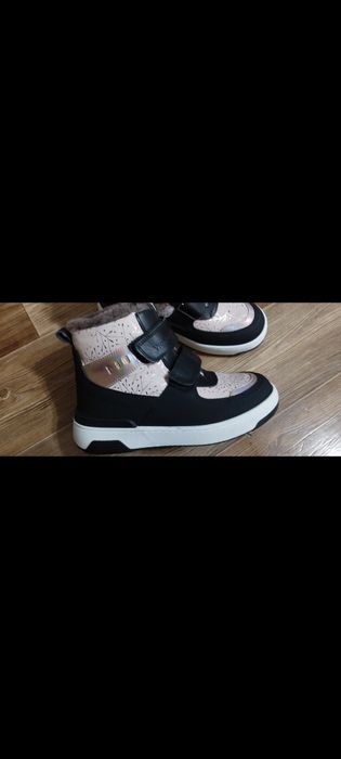 Зимние сапожки кожаные