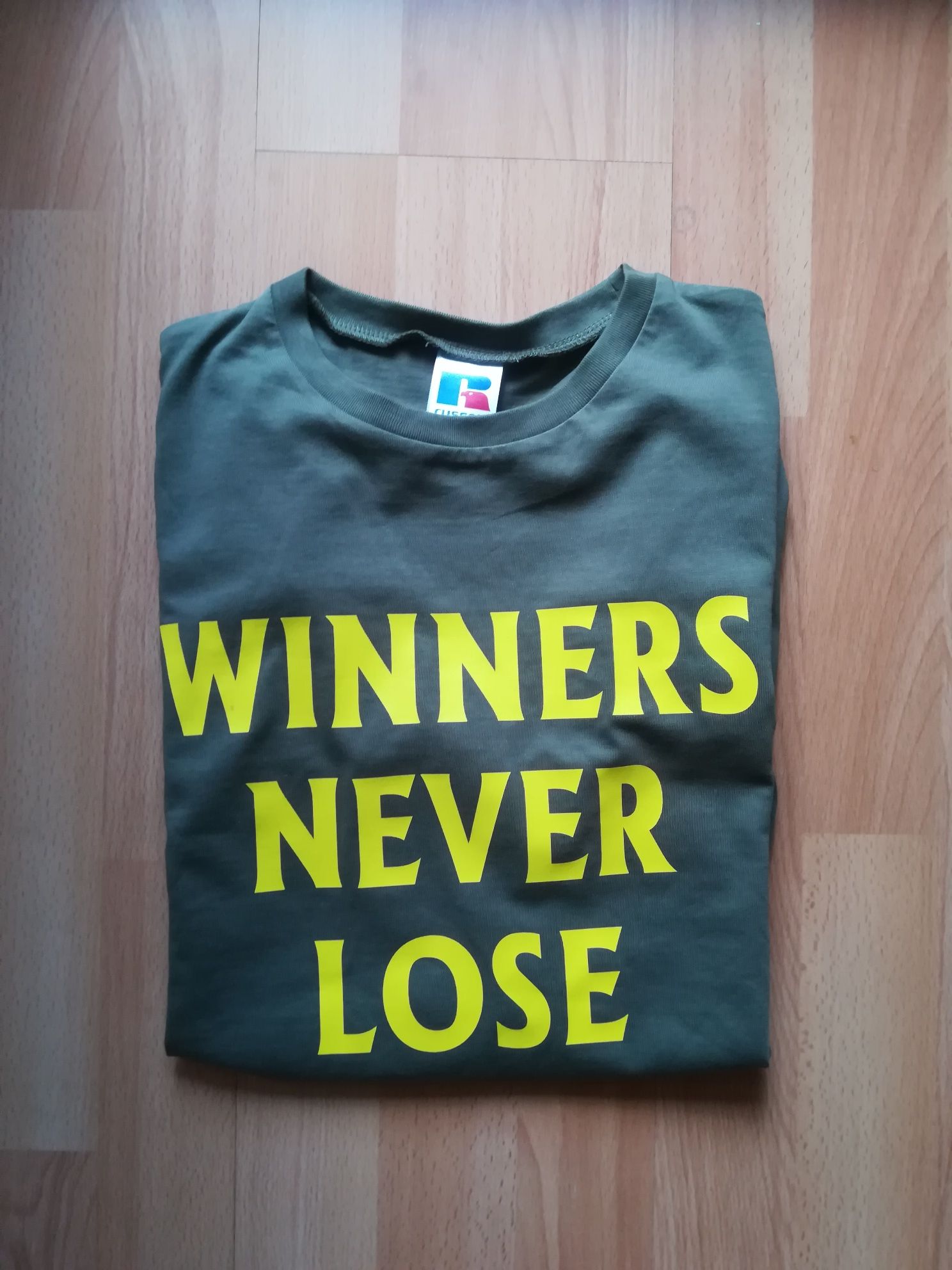 Мъжка тениска за спорт фитнес winners never lose