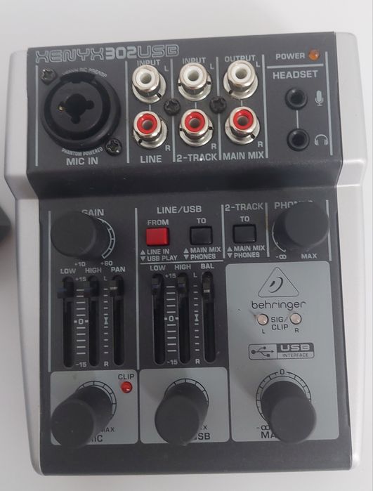Mixer,  Interfata audio behringer xenyx 302 usb