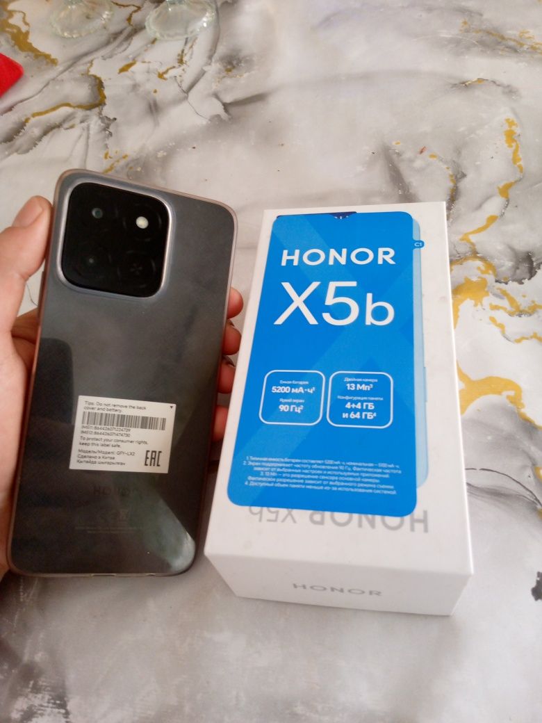 HONOR X5b 64GB 5200MA'ch1 90gs2 4×4 GB 13MP3