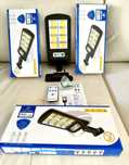 Set 4 Lampi solare gradina cu telecomanda și senzor de mișcare 400W x4