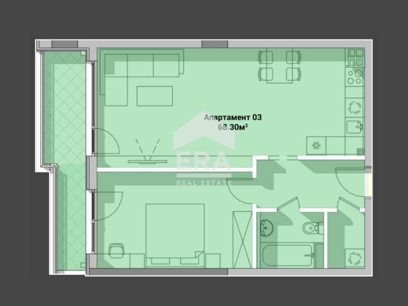 Продава се Двустаен апартамент в София, Полигона - 79 кв.м за 2346 €/кв.м - Снимка #10