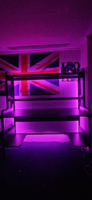 Birou de gaming negru