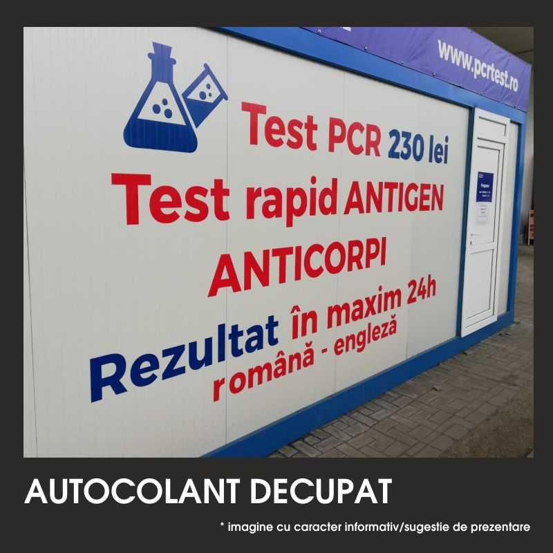 Autocolant decupat pe contur - orice text sau forma dorita!