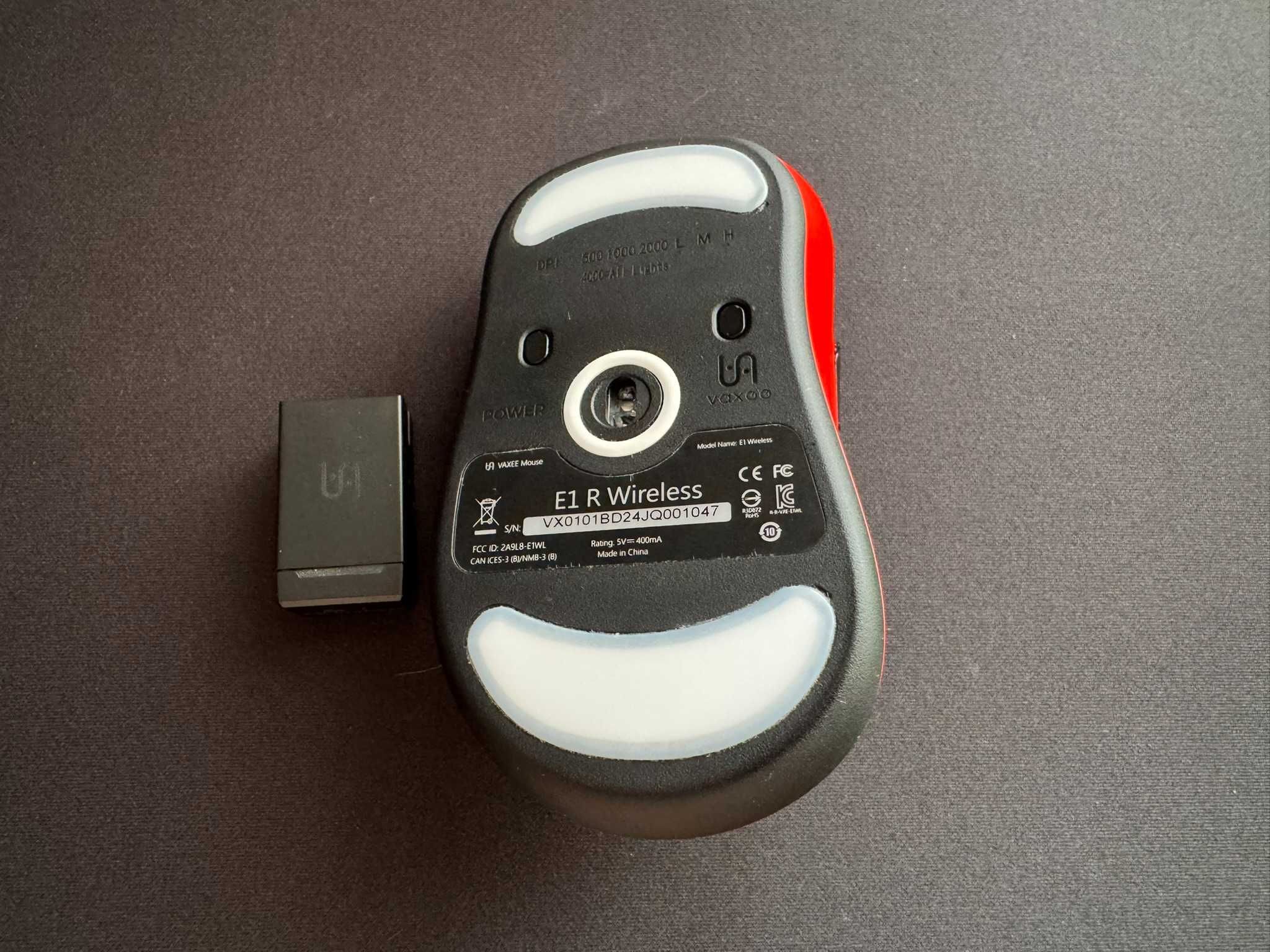 мишка VAXEE E1 Wireless 4K - Red
