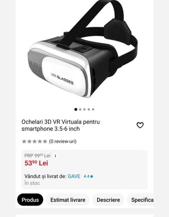Ochelari VR pentru telefon