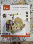 Дървена играчка за дърпане с активности - Таралеж Viga toys