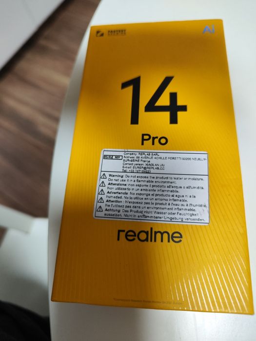 Realme 14 pro, nou, sigilat , 8/256, pearl white