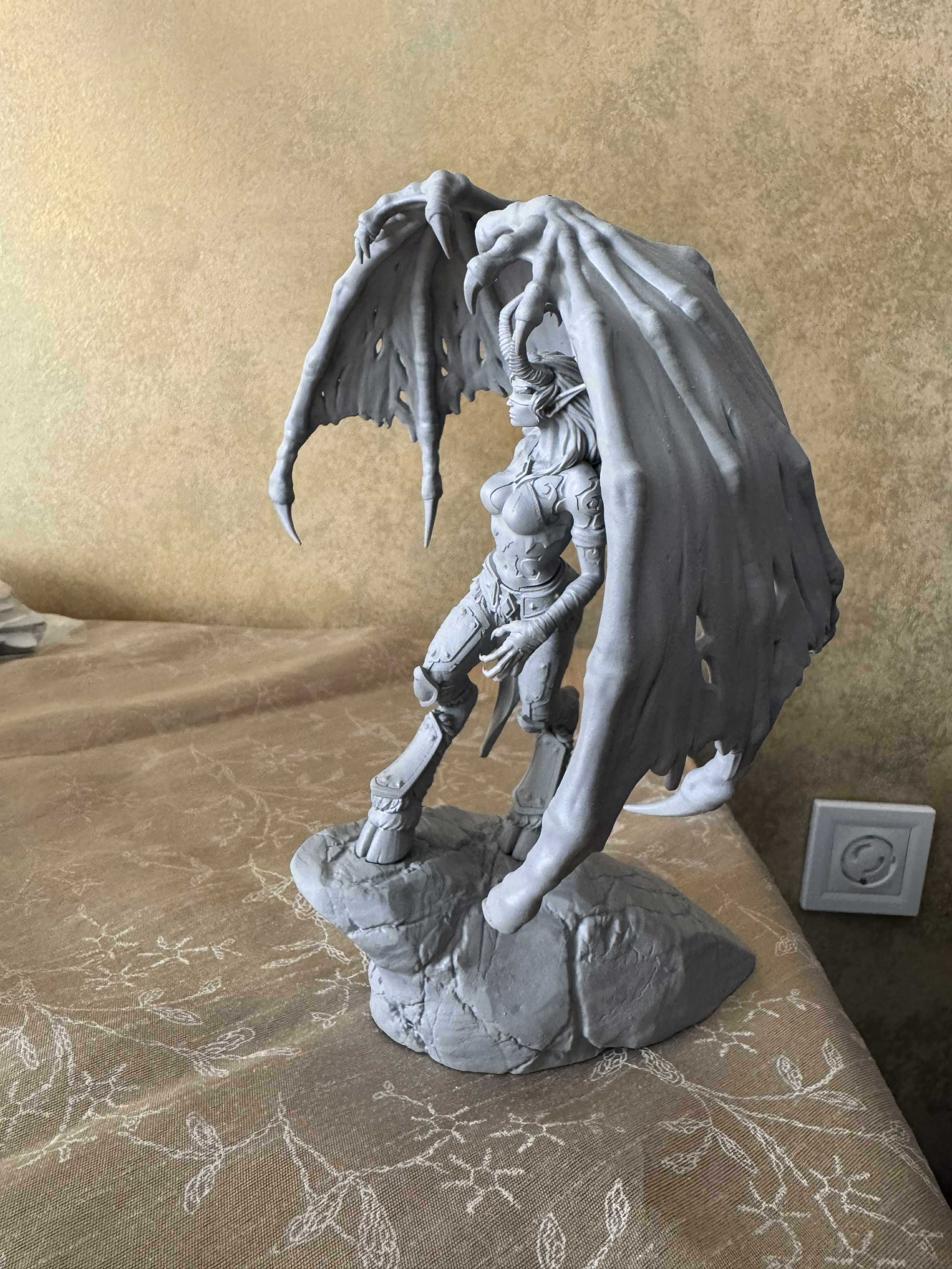 3D статуетка на Demon Hunter от World of Warcraft!