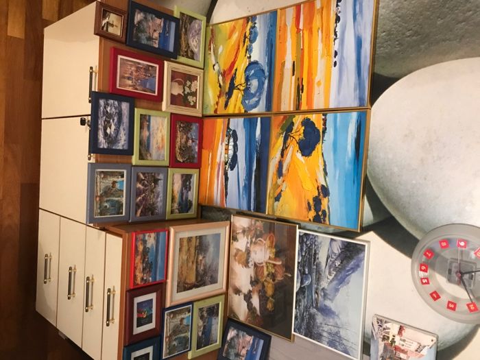 Tablouri -  lot 20 bucati, diverse marimi si culori