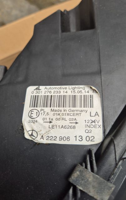 Far stanga 0301276233 / a2229061302 Mercedes-Benz S-Class W222