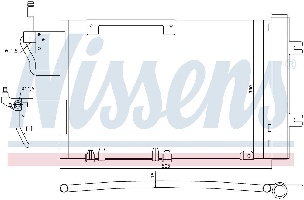 -40% носач НОВ за Opel Astra H/ Zafira B